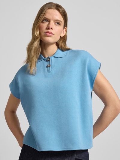Marc O'Polo DENIM Koszulka polo o kroju regular fit z czystej bawełny Szaroniebieski 3