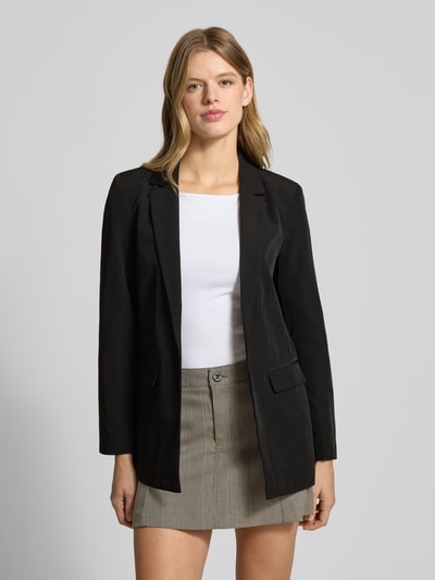 PIECES Loose Fit Longblazer mit Abnähern Modell 'BOZZY' Black 4