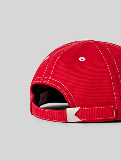 RHUDE Basecap mit Logo-Stitching Rot 4