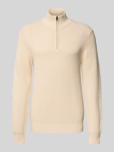 G-Star Raw Gebreide pullover met ribboorden Offwhite - 2