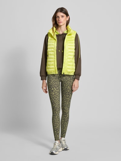 Marc Cain Steppweste mit Daunen-Feder-Füllung Neon Gelb 1