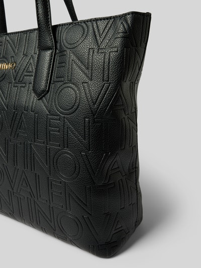 VALENTINO BAGS Shopper mit Logo-Muster und Label-Applikation Modell 'PANSY' Black 2