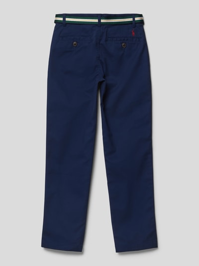 Polo Ralph Lauren Kids Stoffhose mit Logo-Stitching Marineblau 3
