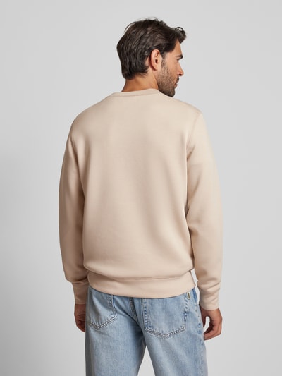 Casual Friday Sweatshirt met ribboorden, model 'Sebastian' Steengrijs - 5