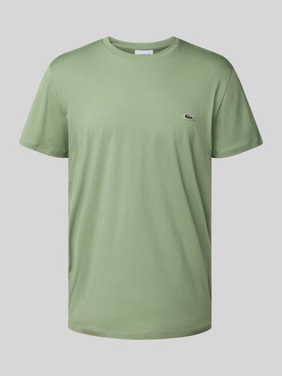 Lacoste Regular Fit T-Shirt aus reiner Baumwolle Gruen 2