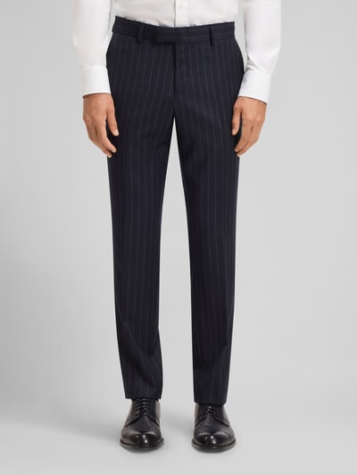 BOSS Slim Fit Anzug aus reiner Schurwolle Modell 'H-HUGE' Marine 8