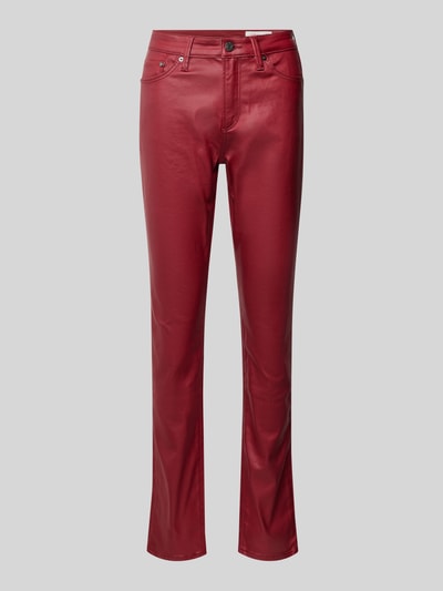 s.Oliver RED LABEL Slim Fit Slim Leg Jeans mit Baumwolle Modell 'BETSY' Rot 1