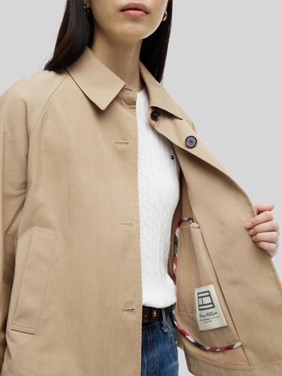Tommy Hilfiger Oversized Hemdjacke aus Baumwoll-Mix Camel 6