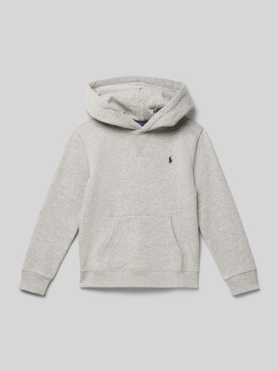 Polo Ralph Lauren Kids Hoodie met logostitching Middengrijs gemêleerd - 1