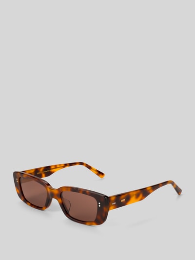 MessyWeekend Rechteckige Sonnenbrille Modell 'GRACE' Mittelbraun 3