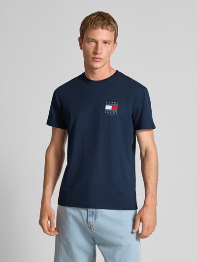 Tommy Jeans Regular fit T-shirt van puur katoen Marineblauw - 5