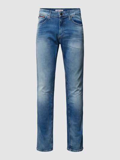 Tommy Jeans Slim fit jeans met labeldetail, model 'SCANTON' Lichtblauw - 2