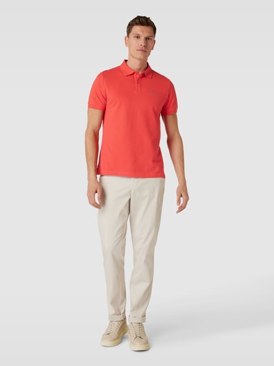 s.Oliver RED LABEL Poloshirt mit Label-Stitching Orange 1