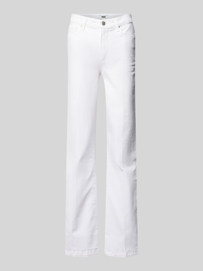 PAIGE Flared Jeans mit 5-Pocket-Design Modell 'GENEVIEVE' Offwhite 1