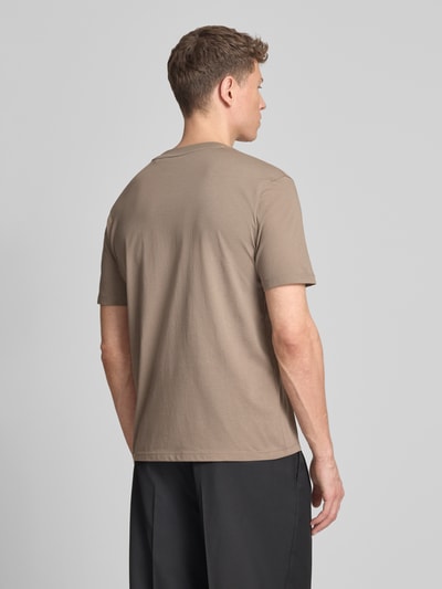 HUGO Regular Fit T-Shirt aus reiner Baumwolle Modell 'DUMEO' Hellbraun 5