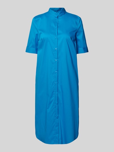 Christian Berg Woman Selection Midi-jurk met opstaande kraag Blauw - 2