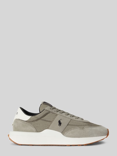 Polo Ralph Lauren Sneaker Low aus Rindsnappa mit Logo-Details Taupe 2