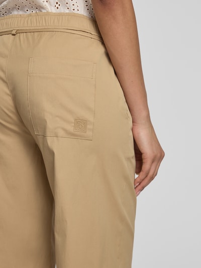 MAC Straight Leg Stoffhose mit verkürztem Schnitt Modell 'CHiara' Beige 3