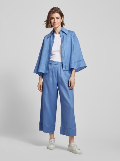 MaxMara Leisure Hose aus Leinen Modell 'BRAMA' Hellblau 1