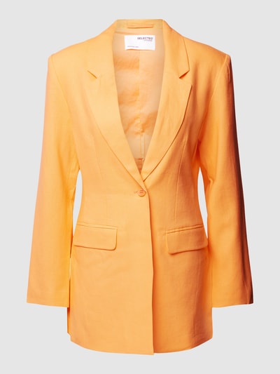 Selected Femme Blazer met reverskraag, model 'TANIA' Oranje - 2