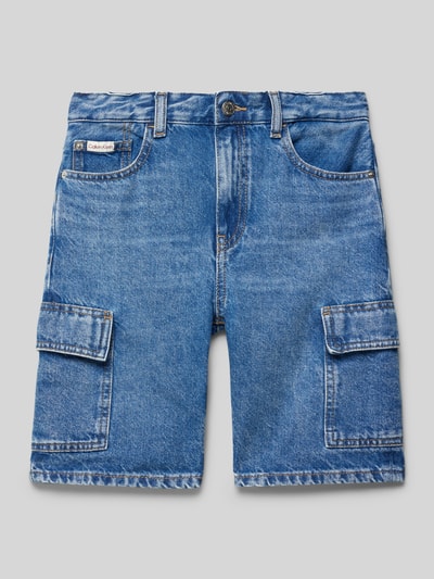 Calvin Klein Jeans Jeansshorts aus reiner Baumwolle Blau 1