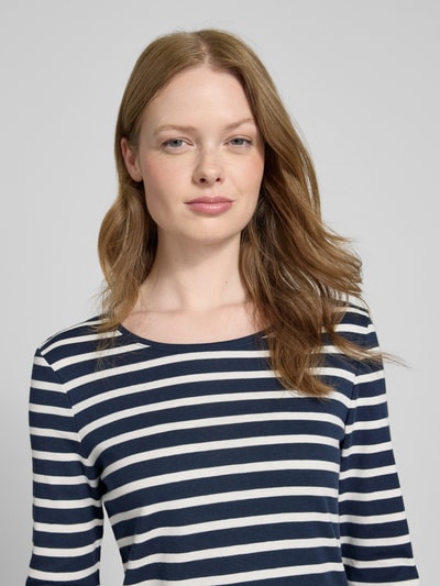 Christian Berg Woman Longsleeve mit Rundhalsausschnitt Dunkelblau 3