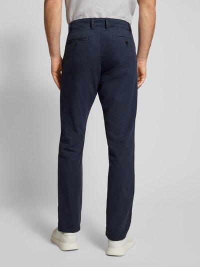 Christian Berg Men Chino met Franse steekzakken Marineblauw - 5