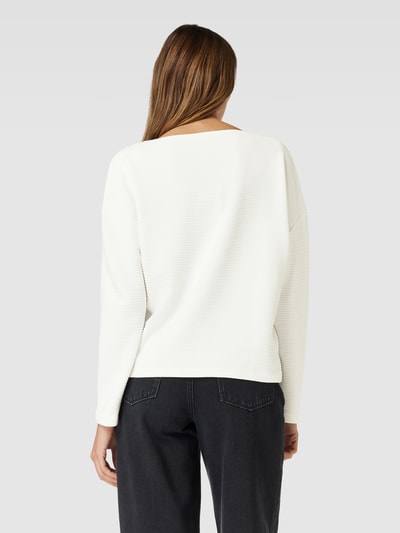 Tom Tailor Sweatshirt met kapmouwen Offwhite - 5