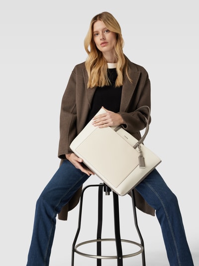 CK Calvin Klein Shopper met labeldetail, model 'MUST' Ecru - 1