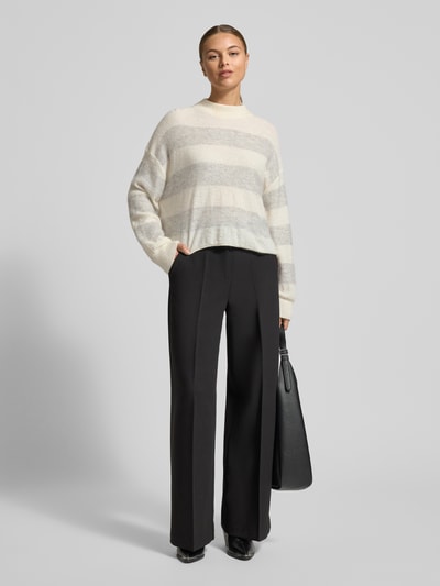 Drykorn Strickpullover aus Alpaka-Mix Modell 'MATHISA' Offwhite 1