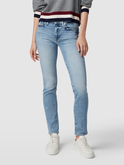 7 For All Mankind Jeans mit 5-Pocket-Design Modell 'Roxanne' Bleu 4