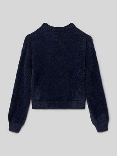 Only Regular Fit Pullover mit überschnittenen Schultern Modell 'NEWPIUMO' Marine 3