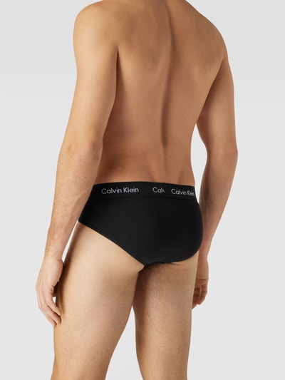 Calvin Klein Underwear Slip mit Logo-Bund im 3er-Pack Black 4