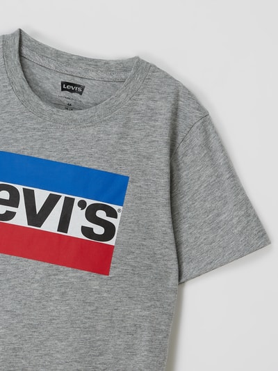 Levi’s® Kids T-Shirt mit Logo Mittelgrau Melange 2