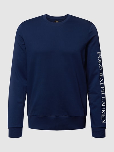 Polo Ralph Lauren Underwear Longsleeve mit Logo-Stitching Modell 'LOOPBACK' Dunkelblau 2