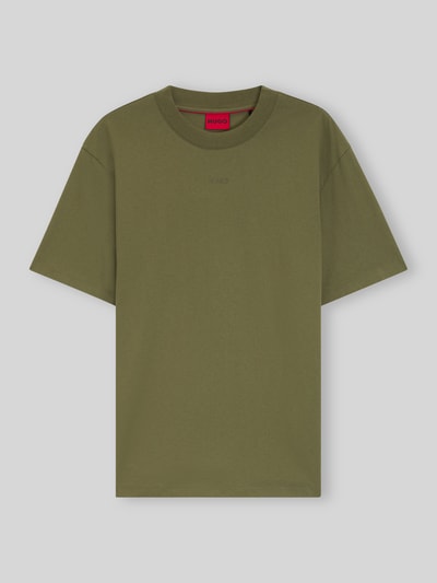 HUGO Regular Fit T-Shirt aus reiner Baumwolle Modell 'Dapolino' Khaki 2
