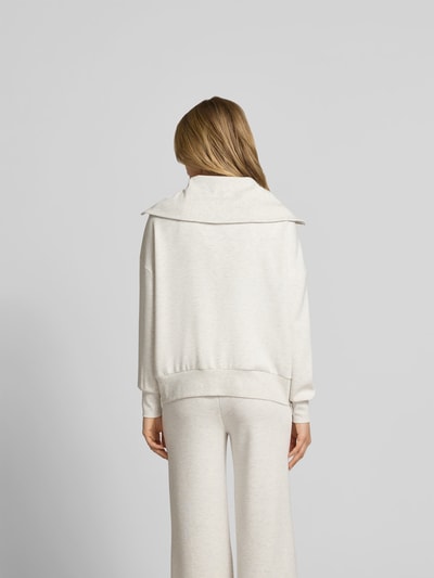 VARLEY Sweatjacke mit Resortkragen Ecru 5