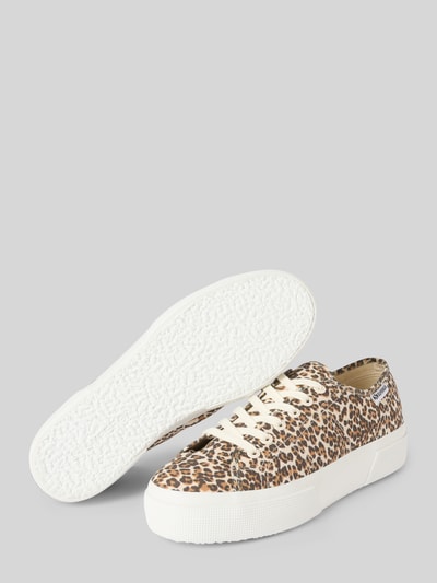 Superga Sneakersy sznurowane Koniakowy 4