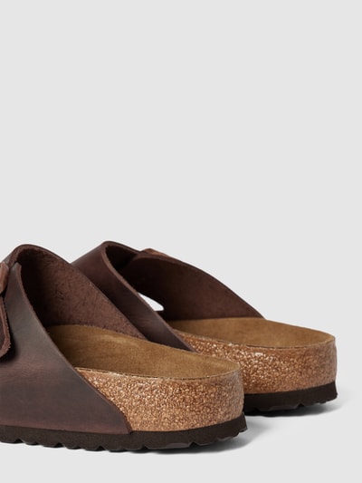 Birkenstock Slides mit Dornschließe Modell 'ARIZONA' Mittelbraun 2
