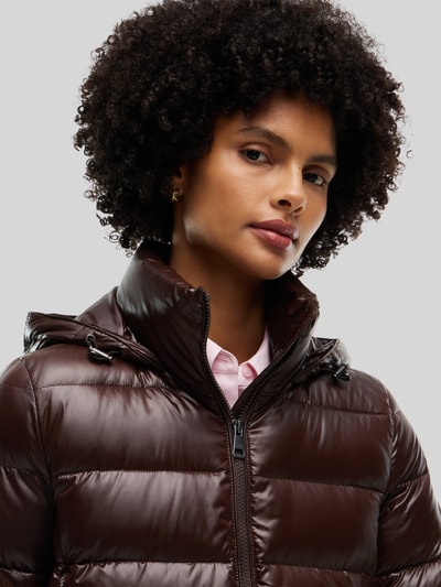 Tommy Hilfiger Puffer Coat mit Daunenkapuze Schoko 3