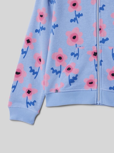 Tom Tailor Regular Fit Sweatjacke aus Baumwoll-Mix Bleu 2