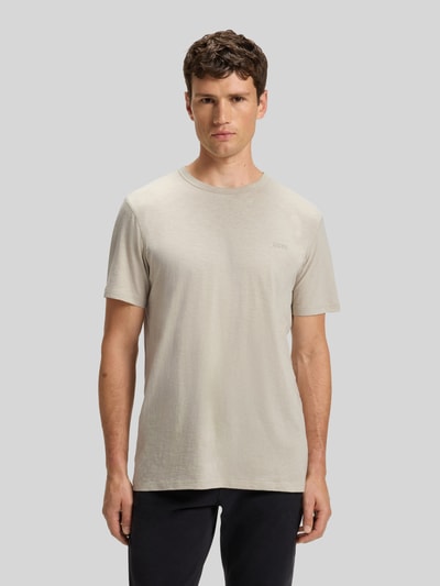 BOSS Orange Regular Fit T-Shirt aus reiner Baumwolle Modell 'TEGOOD' Beige 4