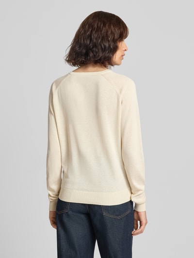 Jake*s Casual Henley-Shirt mit Knopfleiste Ecru 5
