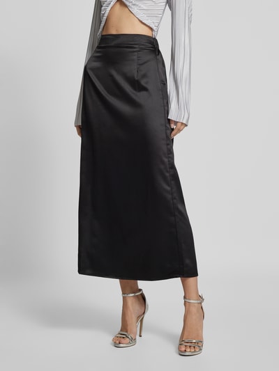 Vero Moda Midirok met elastische band, model 'Merle' Zwart - 4