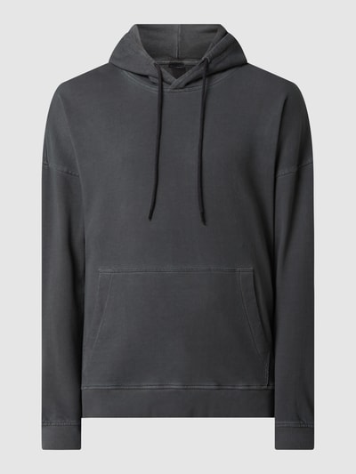 Only & Sons Hoodie in washed-out-look, model 'Ron' Zwart - 2