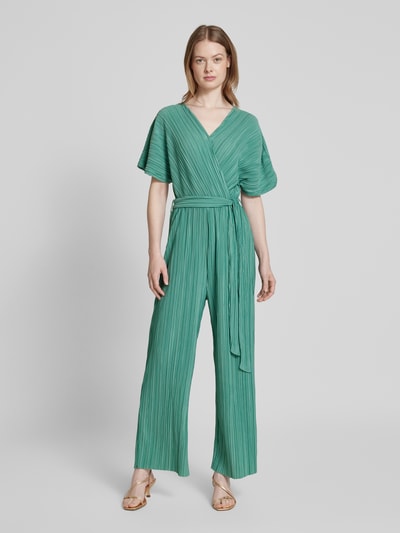 ZABAIONE Jumpsuit mit Plisseefalten Modell 'Pe44arl' Gruen 4