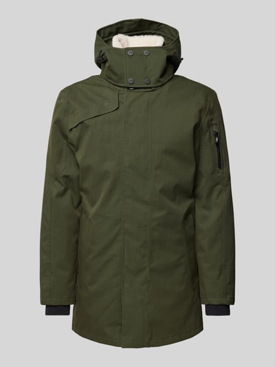 G-LAB Parka ze stójką model ‘MAGNUM’ Oliwkowy 2