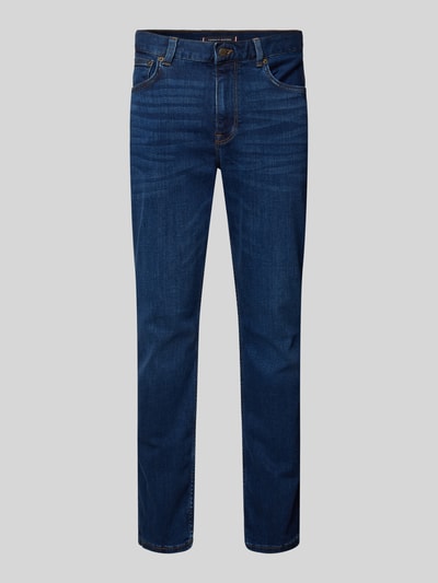 Tommy Hilfiger Straight Fit Jeans im 5-Pocket-Design Modell 'CORE DENTON' Jeansblau 1