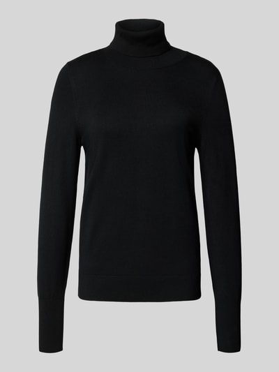 Jake*s Collection Golf o kroju regular fit z imitacji dzianiny Czarny 2