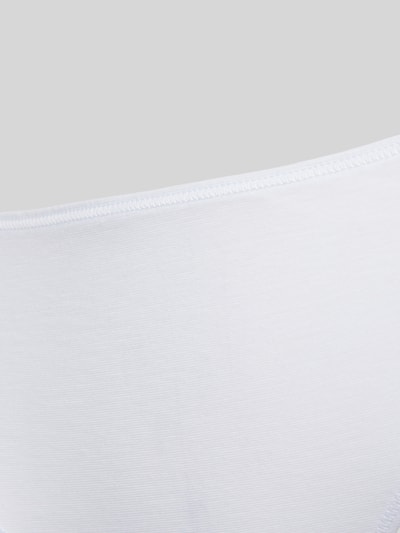 Hanro Slip mit eingefassten Abschlüssen Weiss 2